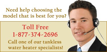 Choose tankless water heater model