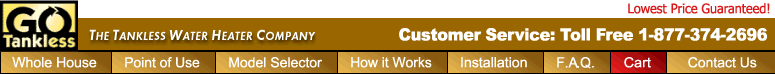 Go Tankless ~ The Tankless Water Heater Company
