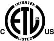 ETL Listed - USA and Canada